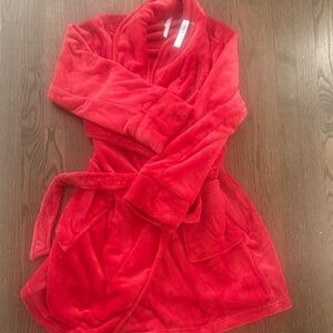 Soma Red Plush Robe